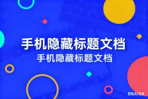 手机隐藏标题文档-淘宝911
